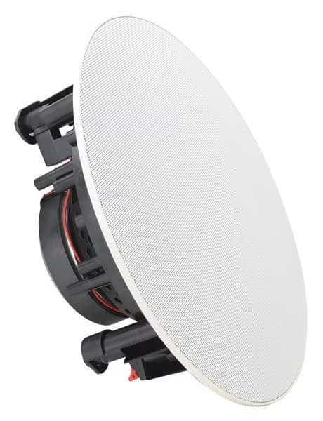 Speaker, Ceiling, White, 5.32 lb., 9 in.W, PR