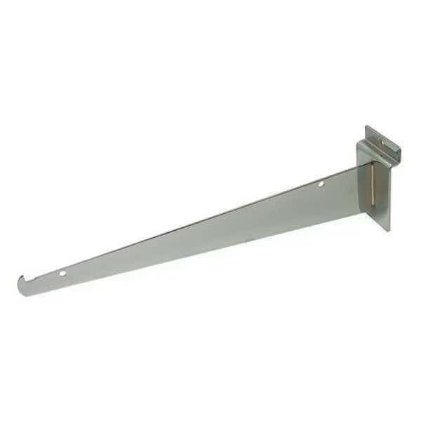 Knife Bracket Chrome, 12"L, Silver, 48PK