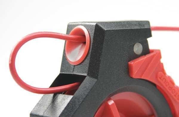 Lockout Cable, Red, Steel, 180 in. L