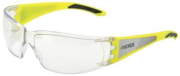 Reflect-Specs, Safety Glasses Anti-Scratch, Clear Lens, Frameless, Wraparound