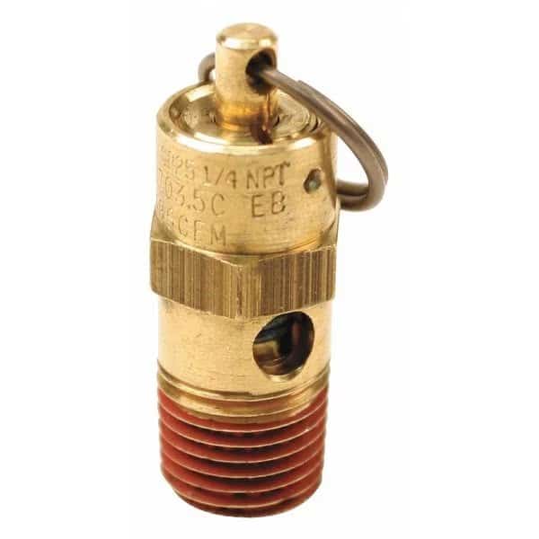 Air Safety Valve,1/8" Inlet, 175 psi, Mfr#: SA12-1A175, CONTROL DEVICES