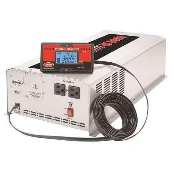 Inverter, 120VAC, 24VDC, 3000W, 3 Outlets