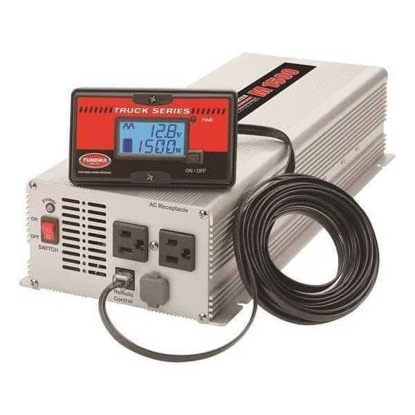 Power Inverter, Modified Sine Wave, 3,000 W Peak, 1,500 W Continuous, 2 Outlets