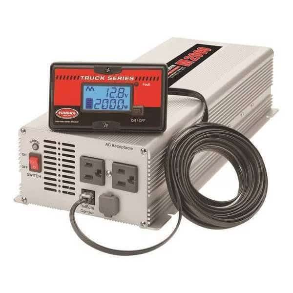 Inverter,120VAC,12VDC,2000W,2 Outlets, Mfr#: M2000, TUNDRA
