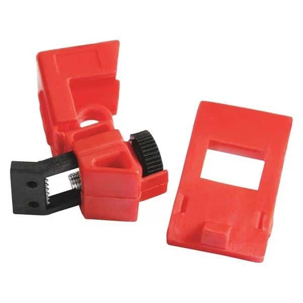 Single Pole Breaker Lockout,1-3/8 in.H, Mfr#: 45MZ68, EnjoyTool select
