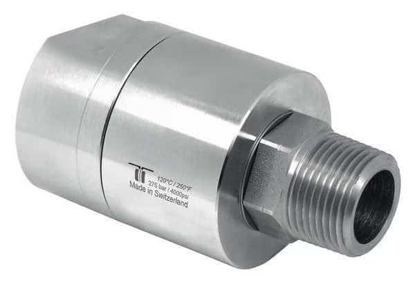 Rotary Union, NPTF X NPTM, ISO 9001, 30 RPM