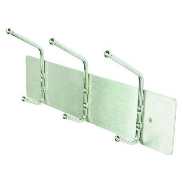 Coat Rack,Silver,3-3/4 in. D,18 in. W, Mfr#: 45NG71, EnjoyTool select