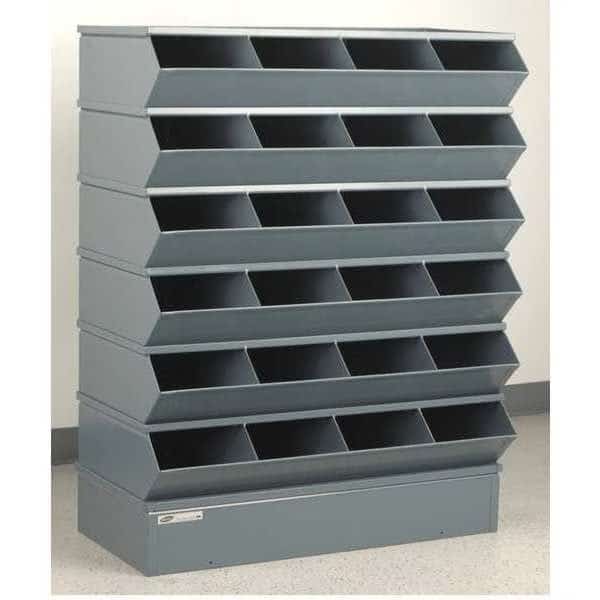 Sectional Bin Unit,24,Gray,47-1/2 in. H, Mfr#: 3-324SSB, STACKBIN