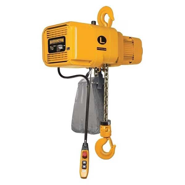 Electric Chain Hoist,1000 lb.,15 ft., Mfr#: NER005SD-15, HARRINGTON