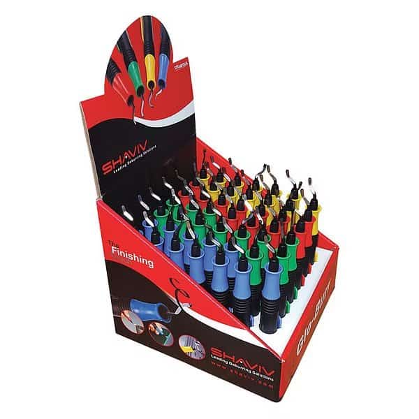 Deburring Tool Set, B Series, SHAVIV, Mfr# 154-29136