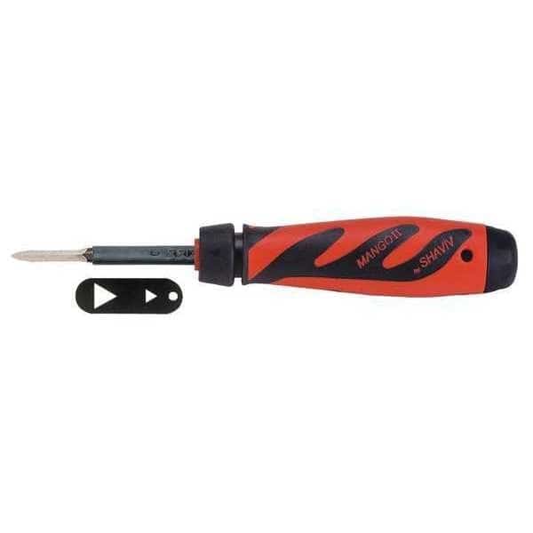 Deburring Tool Set, Plastic, Hi Speed Stl., SHAVIV, Mfr# 155-90063