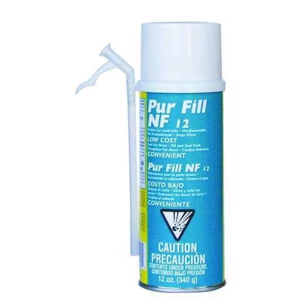 Multipurpose/Construction Spray Foam Sealant, 12 oz, Aerosol Can, Yellow, 2 Component, Todol, Mfr#: NF12