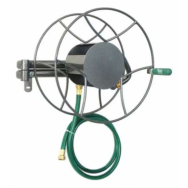 Garden Hose Hanger, Steel, 16 7/8 in W