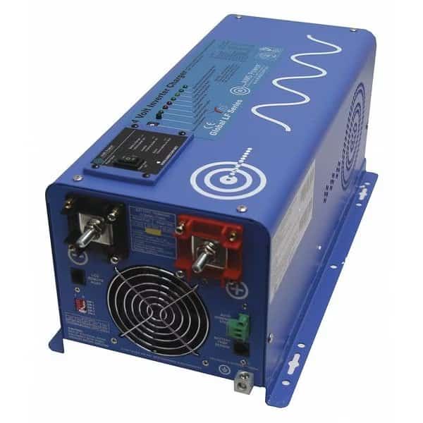 Power Inverter, Pure Sine, 9,000 W Peak, 3,000 W Continuous, 2 Outlets