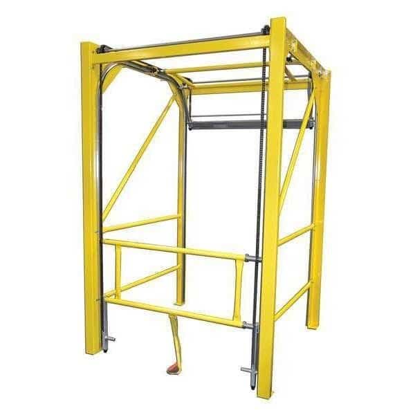 Vrtical Safety Gate, Manual, Steel, 108in H, Garlock Safety Systems, Mfr#: 301348-9660