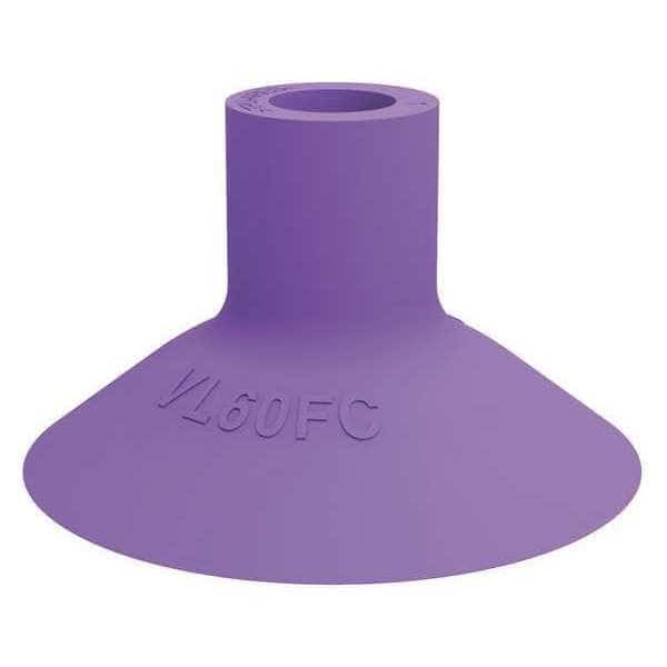 Suction Cup, Purple, 60mm Dia., 36mm H, PK5