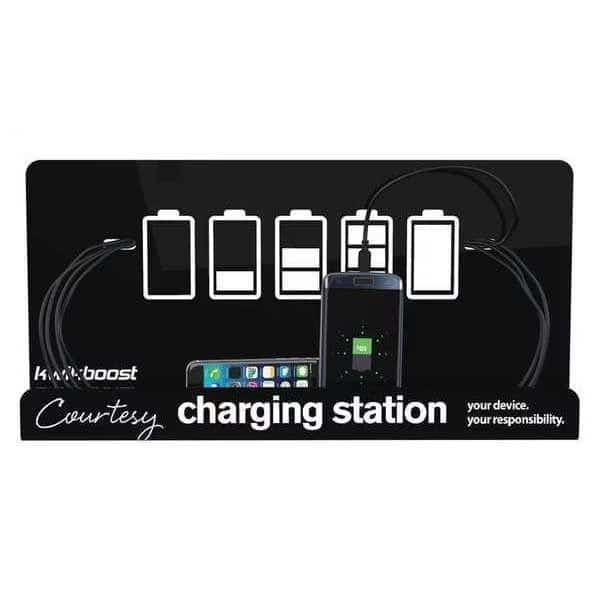 Charging Station,Wall,8 Devices, Mfr#: KB-M8TS-WMB, KWIKBOOST