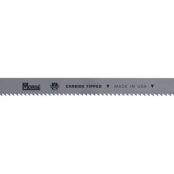 Band Saw Blade, 14 ft. 6 in L, 1-1/4" W, 2/3 TPI, Carbide, 0.042" Thick