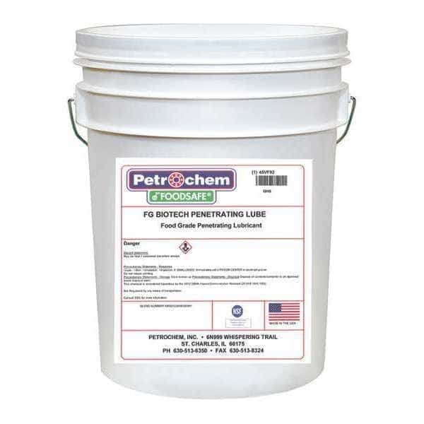 Lubricant/Penetrant, Liquid, 5 Gal., Pail, PETROCHEM, Mfr# BIOTECH FGPL-005