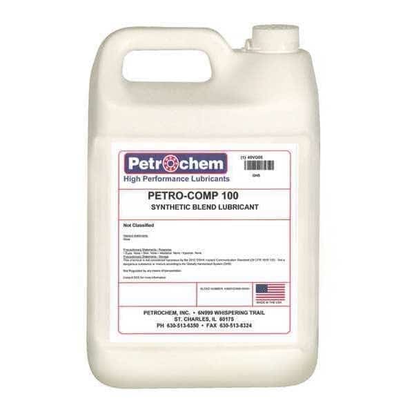 Compressor Oil, 1 gal, Jug, 30 SAE Grade, Mfr#: PETRO-COMP 100-001, PETROCHEM