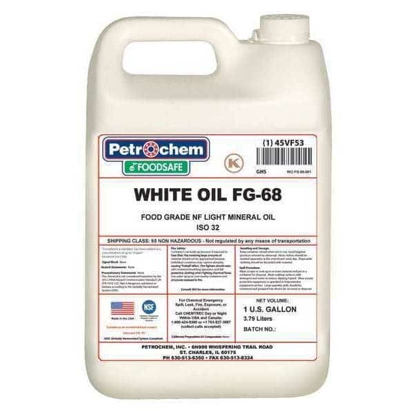 Mineral Hydraulic Oil, Food Grade, ISO 68, 1 Gal.