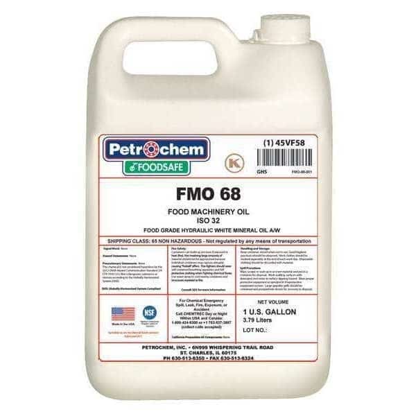 1 gal Pail, Hydraulic Oil, 68 ISO Viscosity, 20 SAE