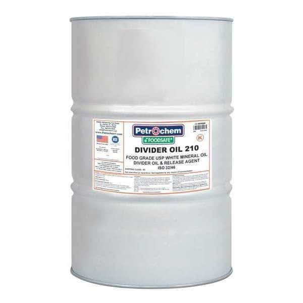 55 gal Divider Oil Drum 32 ISO Viscosity, 20 SAE, Clear