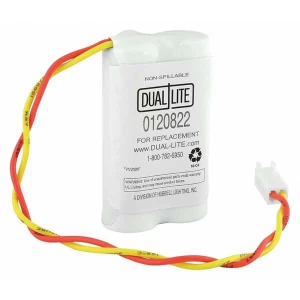 Battery, Nickel Cadmium, 600mAh, 2.4VDC