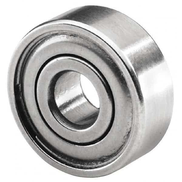 Ball Bearing, 0.1969in Dia, 38 lb, Flanged
