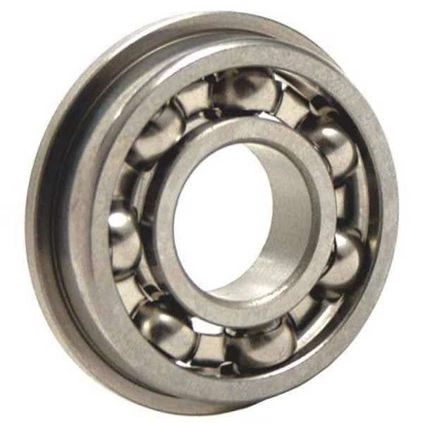 Ball Bearing, 0.1250in Dia, 49 lb, Flanged