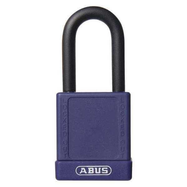 Lockout Padlock, KA, Purple, 1-3/4"H, PK3