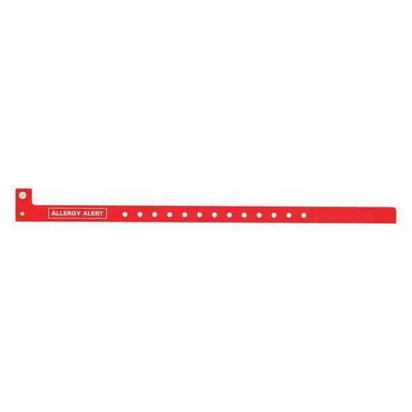 ID Wristband, Plastic, Allergy Alert, PK500