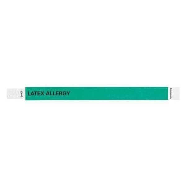 ID Wristband,Tyvek,Latex Allergy,PK500, Mfr#: T3UD-201-35, IDENTIPLUS
