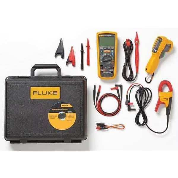 Insulation Multimeter, 1,000 Max. AC Volts, 1,000 Max. DC Volts, 400 mA Max. AC Amps, FLUKE, Mfr# 1587/62MAX+FC/WWG