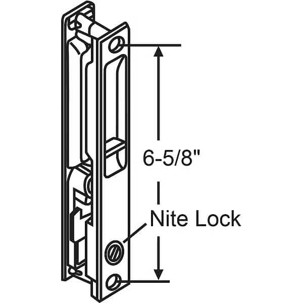 Door Handle,7-21/64" L x 1-1/8" H, Mfr#: 13-140, EnjoyTool select