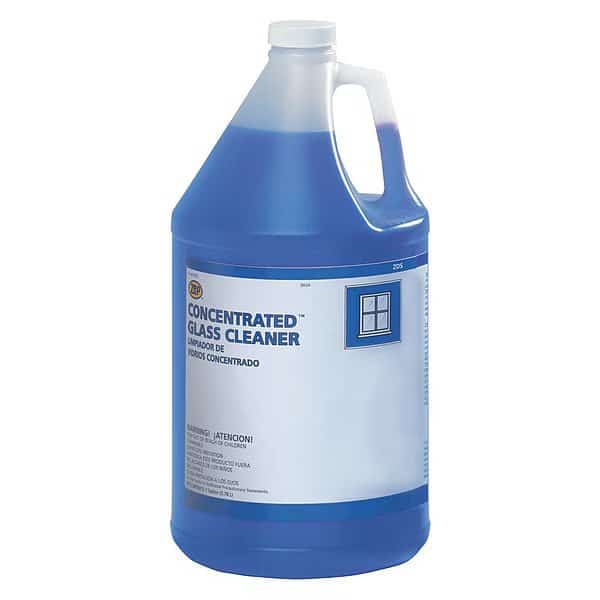 Liquid Glass Cleaner, 1 gal., Blue, Rose, Plastic Pail, 4 PK