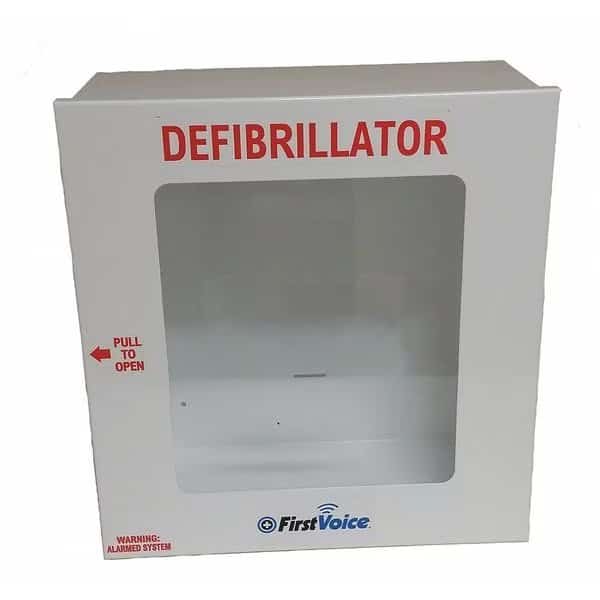 Defibrillator Storage Cabinet, White
