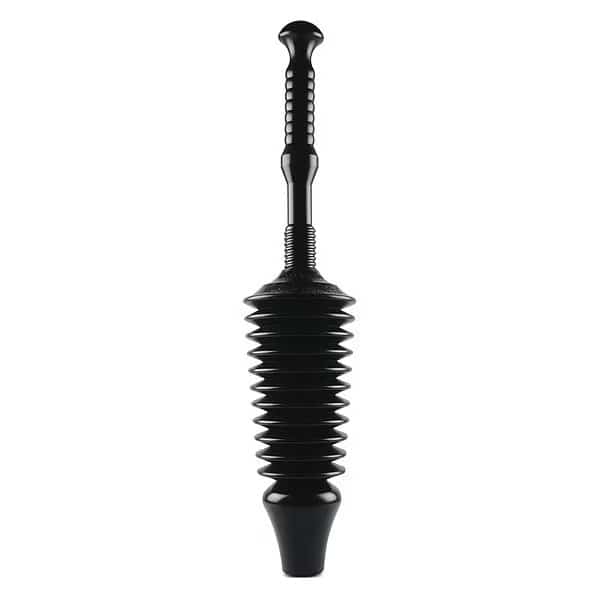 Funnel Nose Plunger, Rubber, 4" Cup dia.