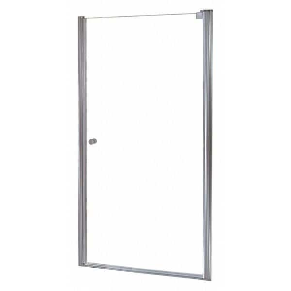 Shower Door, Aluminum, 34-1/2" x 72" Sz