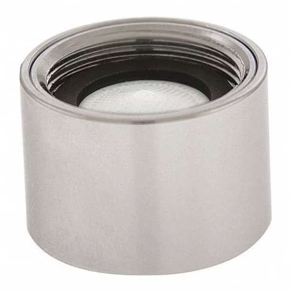 1.8 gpm Outlet, 13/16 in - 24 Thread Size, Chrome, Brass