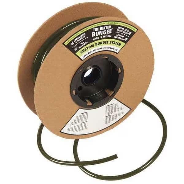 Bungee Rope, Military Green, 5/16 in. D, THE BETTER BUNGEE, Mfr# BBR5/16MG