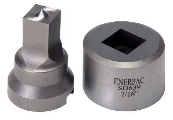 Punch and Die Set,3/8,Square, Mfr#: SPD639, ENERPAC
