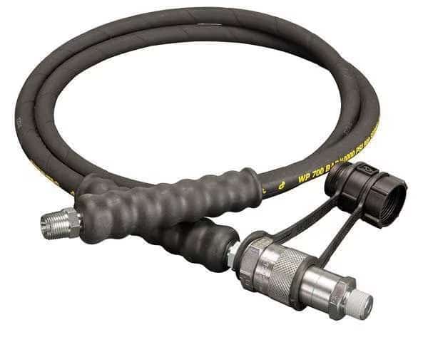 HC9206B, 6 ft., Heavy-duty Rubber High Pressure Hydraulic Hose, .25 in. Internal Diameter