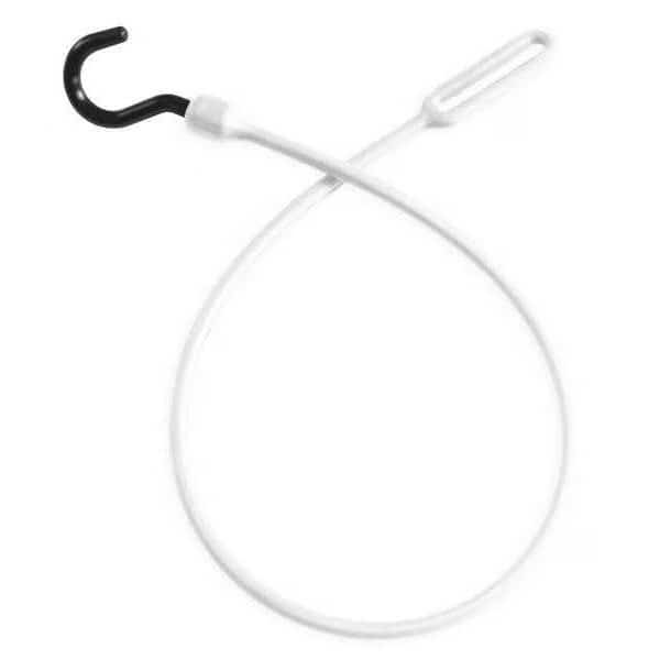 Bungee Cord, White, 30 in. L, 1-1/2 in. W, THE BETTER BUNGEE, Mfr# BBC30NW
