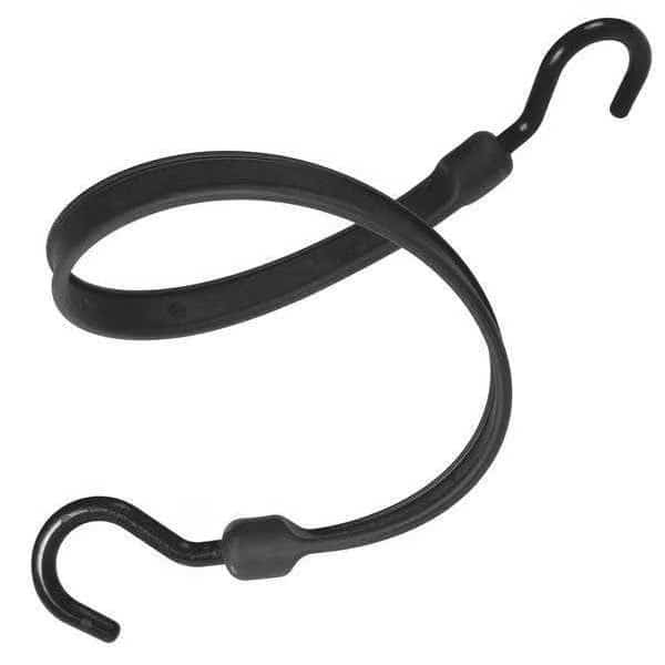 Heavy-Duty Bungee Strap, Black, Hook