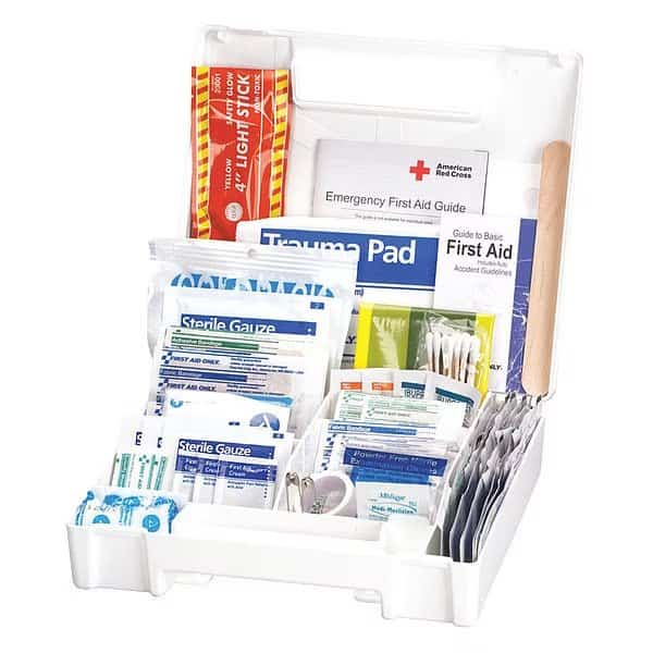 Bulk First Aid kit, Plastic, 10 Person, American Red Cross, Mfr#: 711340