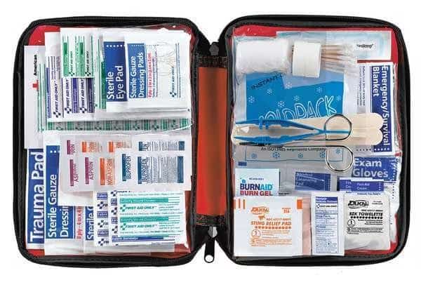 First Aid Kit and Housing, PVC 299 Components, 25 People Served