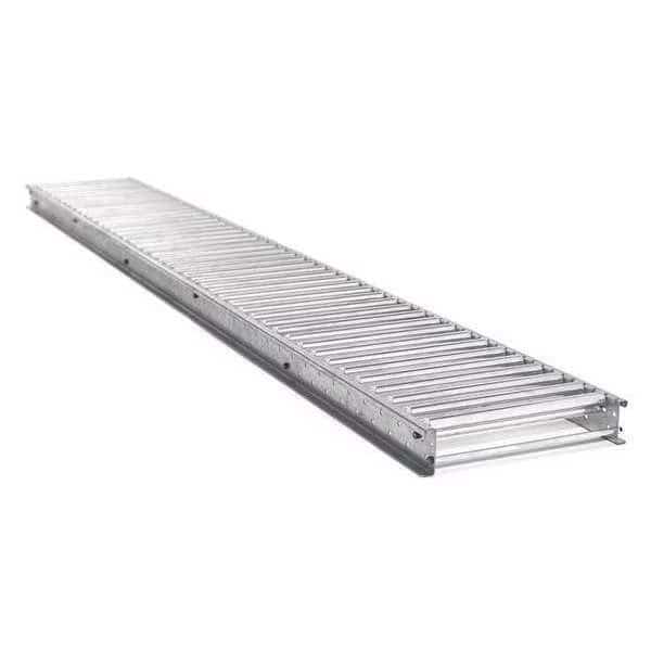 Flow Rack Conveyor, Roller Type, 7 ft 9 in L, 6 in W, 40 lb/ft Max Load Capacity