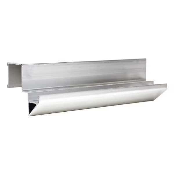 Span Track Hanger 2-1/2"D x 9"W, Aluminum, Gray