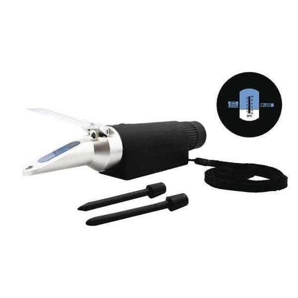 Analog Refractometer, Brix, 9in.Lx1-1/2inW